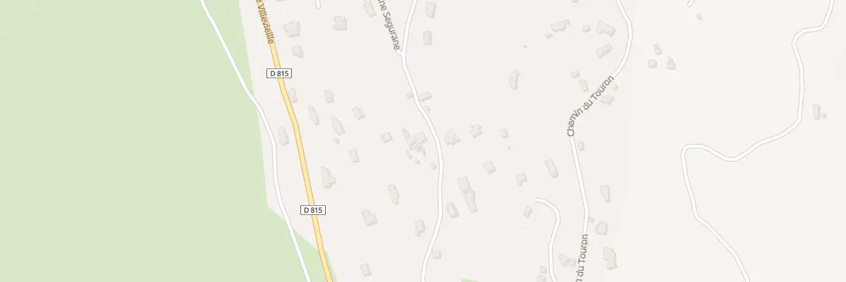 Plan du 398 Bd du Brec à Châteauneuf-Villevieille