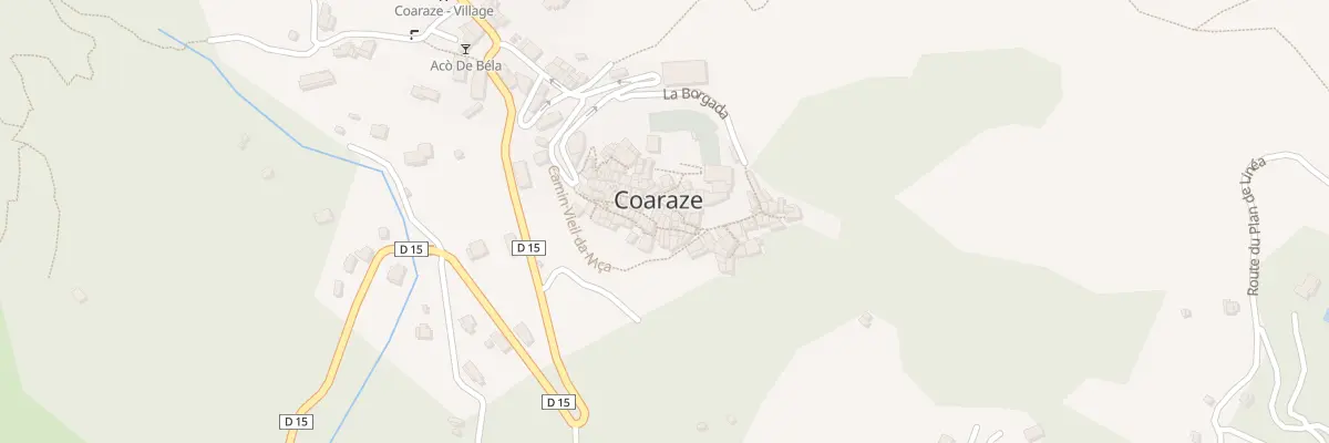 Plan du 5526 Le Village à Coaraze