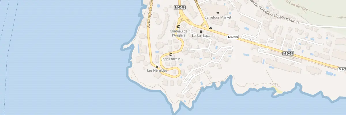 Plan du 36B Av Jean Lorrain à Nice