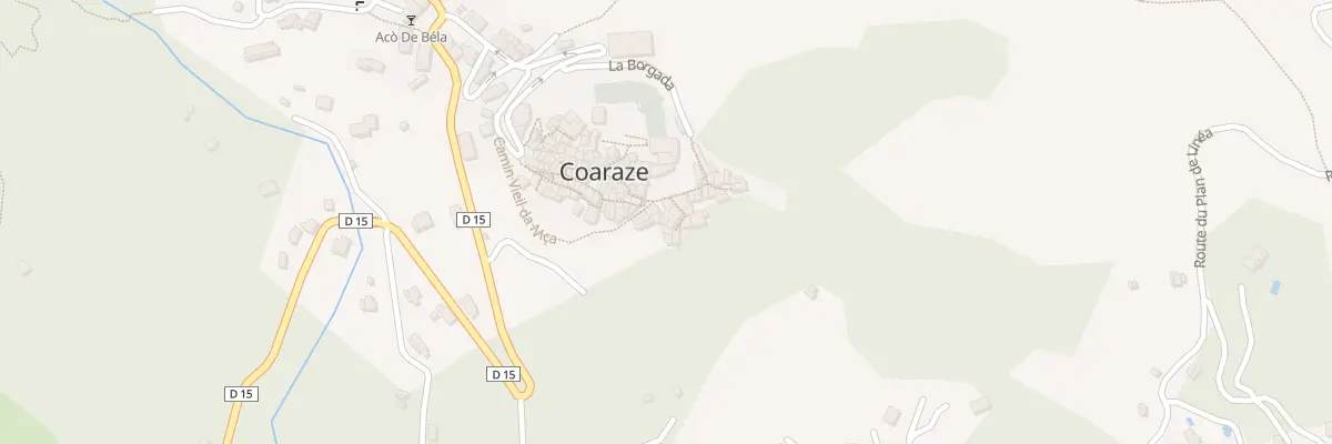 Plan du 5076 Le Village à Coaraze