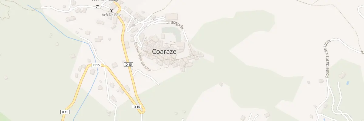 Plan du 2 Che Camin de la Beguda à Coaraze