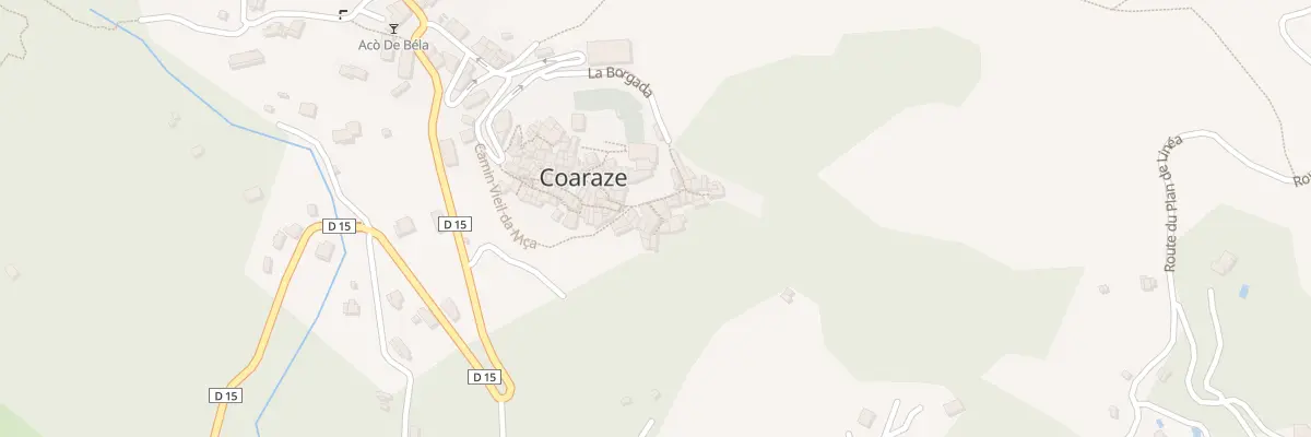 Plan du 5528 Le Village à Coaraze