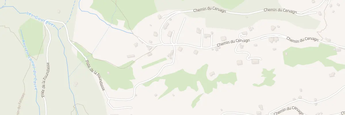Plan du 5705 Cervagn à Roquebillière