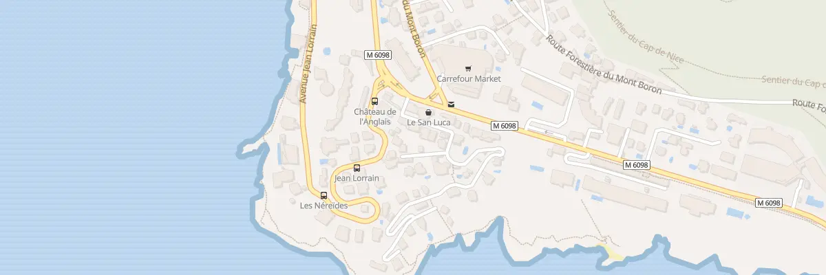 Plan du 4B Av Cap de Nice à Nice