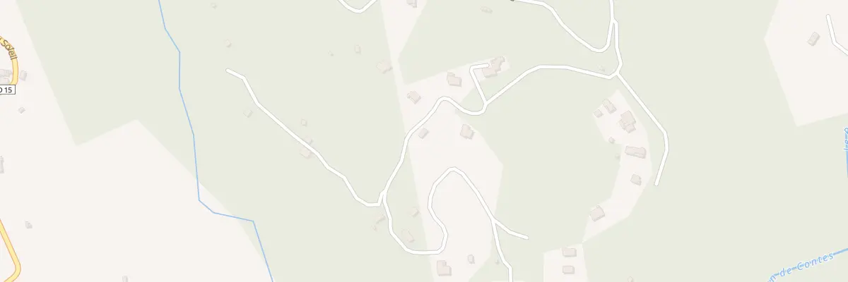 Plan du 385 Rte des Baisses à Coaraze