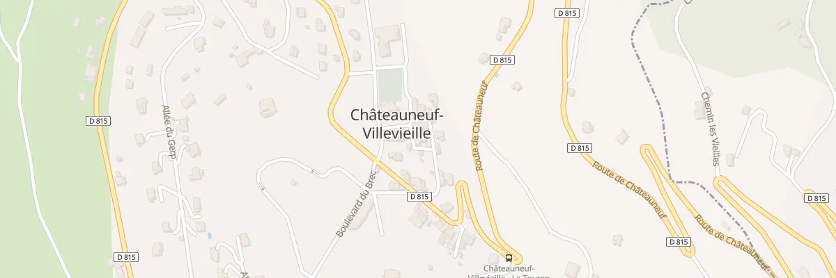 Plan du 7 Rue des Barbets à Châteauneuf-Villevieille
