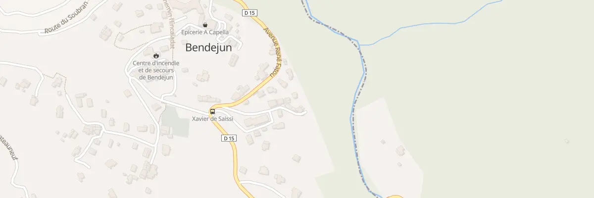 Plan du 148 Carriera Sottrana à Bendejun