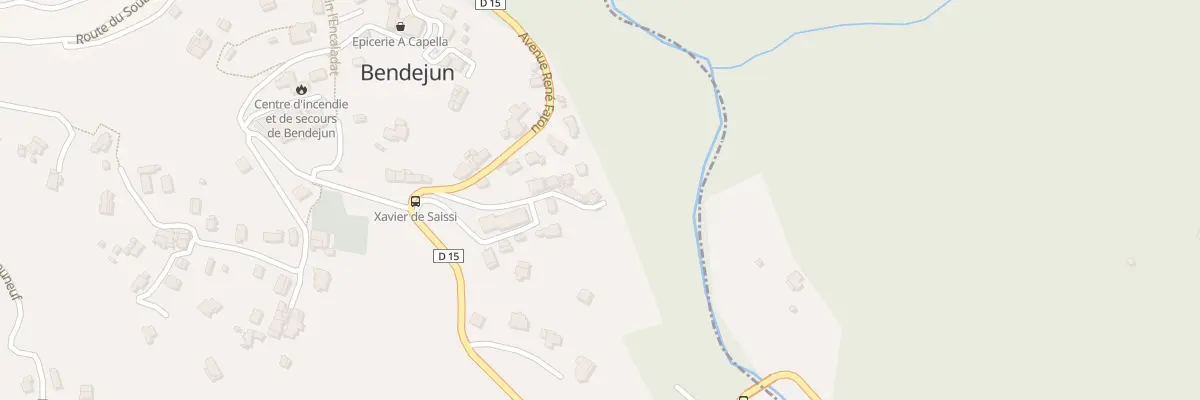 Plan du 146 Carriera Sottrana à Bendejun