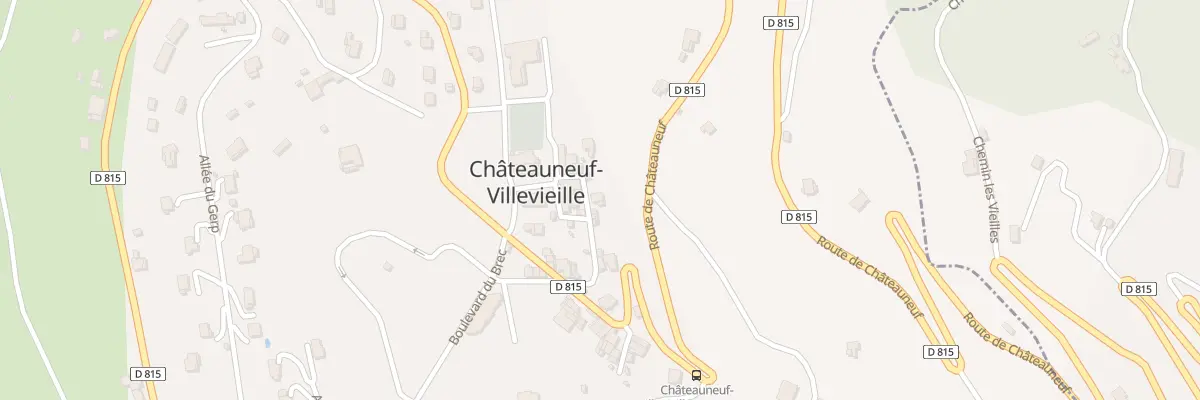 Plan du 5 Rue Abbe Bonifassi à Châteauneuf-Villevieille