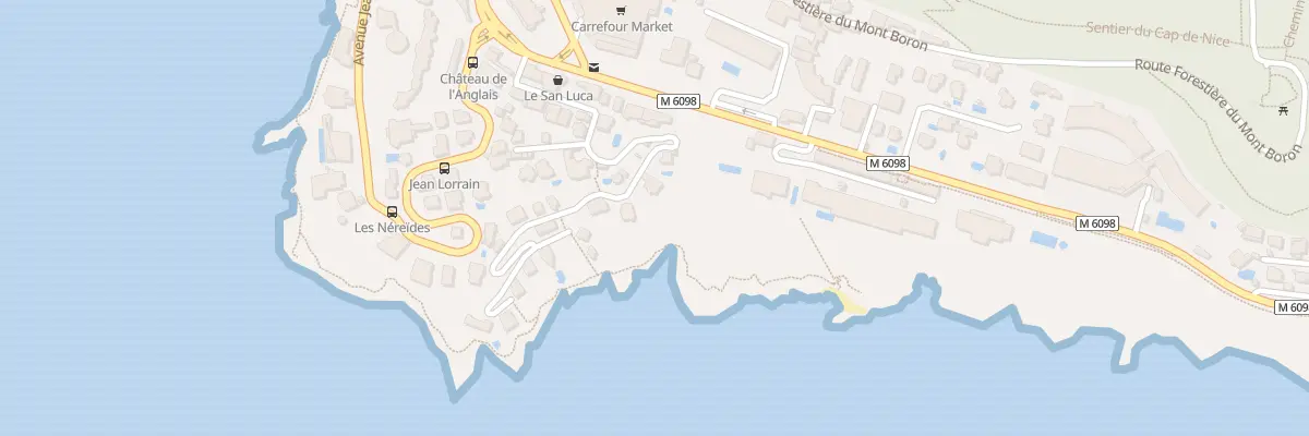 Plan du 9013 Av Cap de Nice à Nice