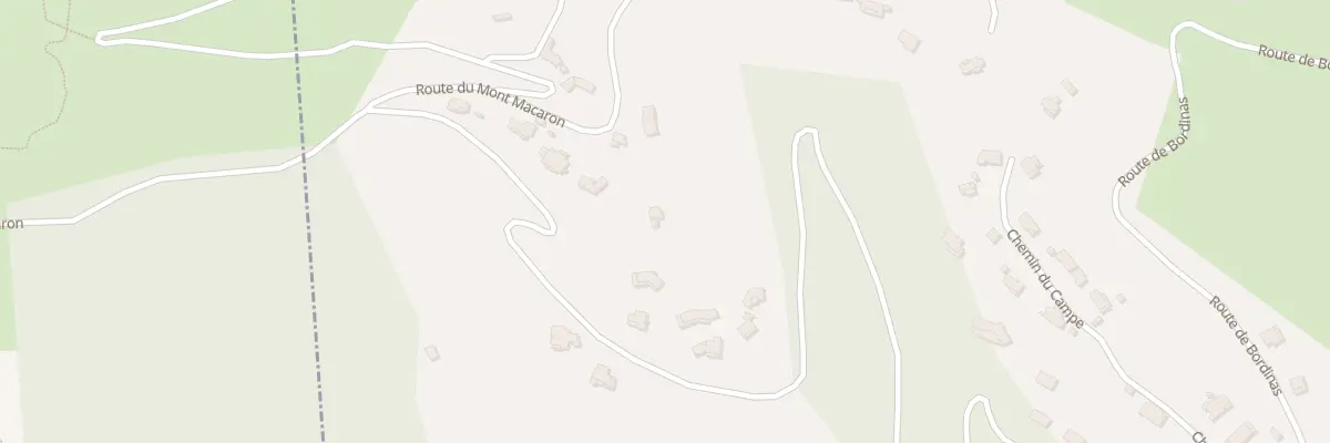 Plan du 122 Rte du Mont Macaron à Cantaron