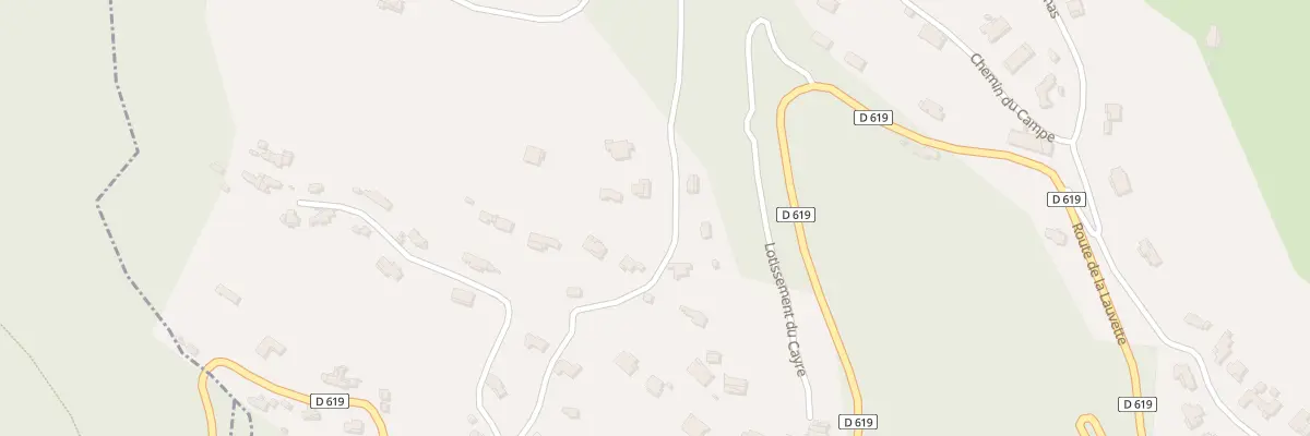 Plan du 364 Che des Farigoules à Cantaron