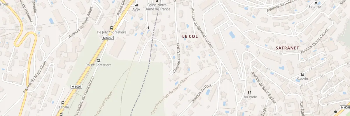 Plan du 270 Che des Cistes à Villefranche-sur-Mer