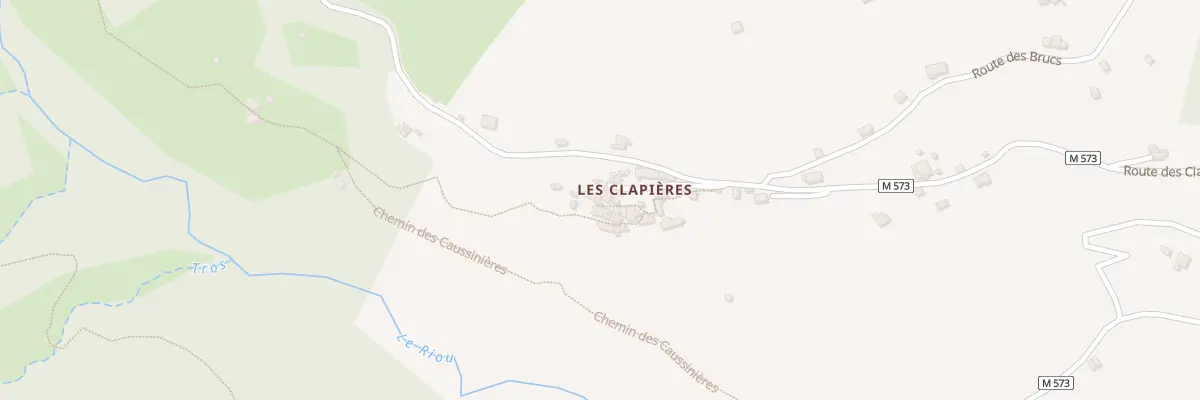 Plan du 5308 Clapiere à Lantosque