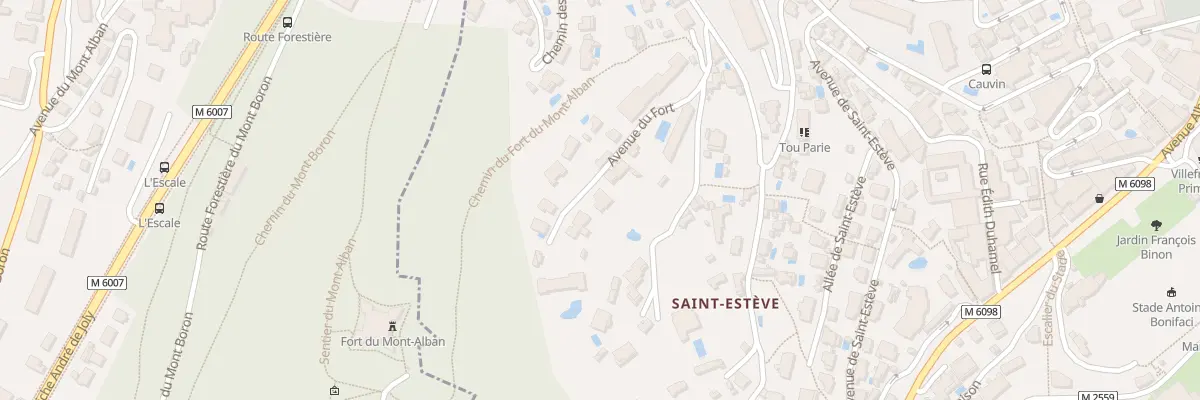 Plan du 497 Av du Fort à Villefranche-sur-Mer