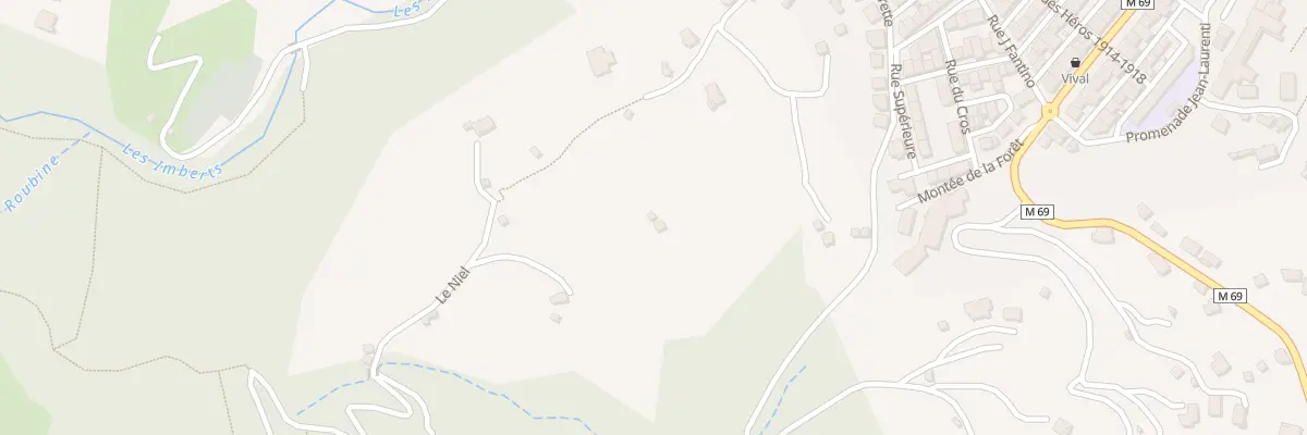 Plan du 5232 Niel à Roquebillière