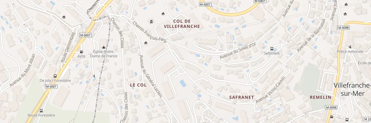 Plan du 4 Av Francois Ferry à Villefranche-sur-Mer