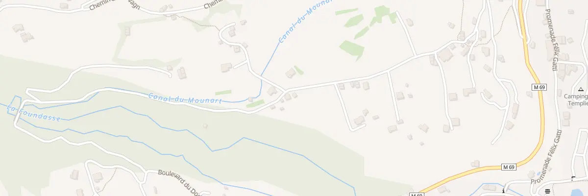 Plan du 5509 Plan Gast à Roquebillière