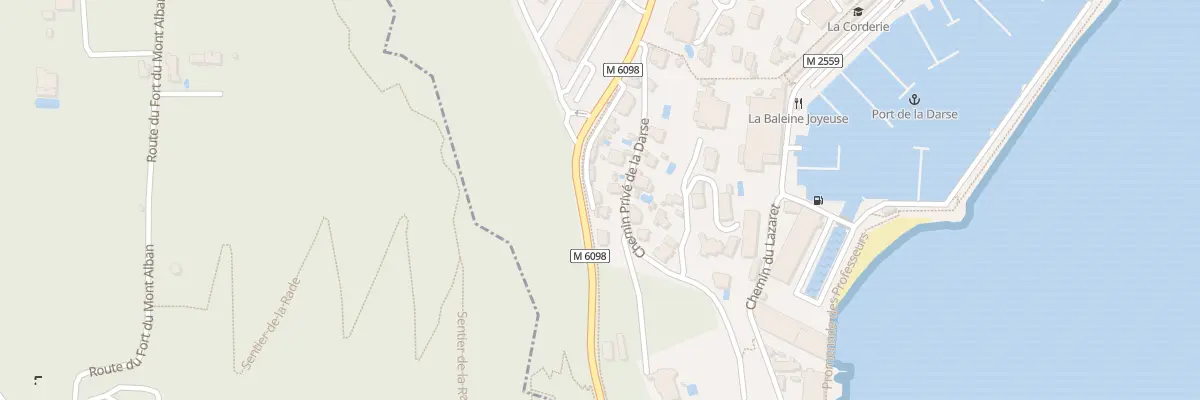 Plan du 11 Anc Che Prive de la Darse à Villefranche-sur-Mer