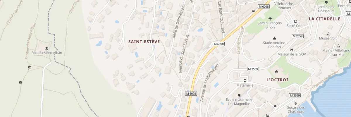 Plan du 15A Av de Saint-Estève à Villefranche-sur-Mer