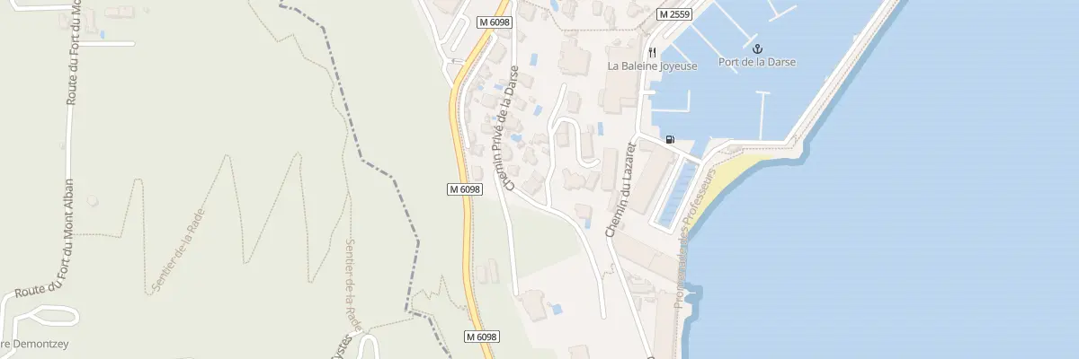 Plan du 19 Che Privé de la Darse à Villefranche-sur-Mer