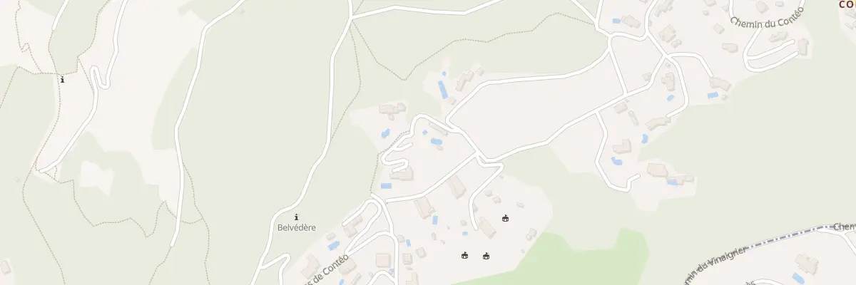 Plan du 9030 Che de Conteo à Nice