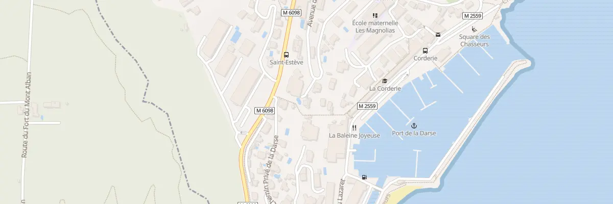 Plan du 14 Av de la Malmaison à Villefranche-sur-Mer