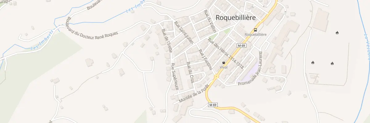 Plan du 5 Rue du Cros à Roquebillière