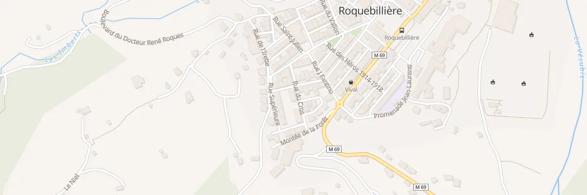 Plan du 3 Rue du Cros à Roquebillière
