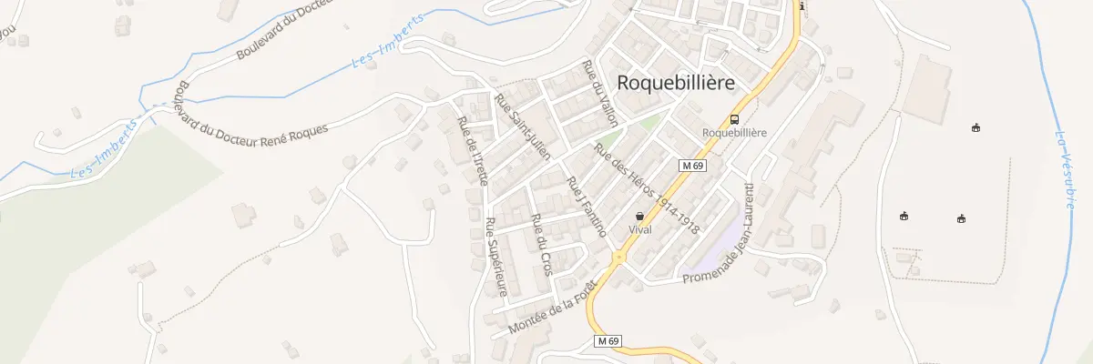 Plan du 5 Rue Alfred Corniglion à Roquebillière