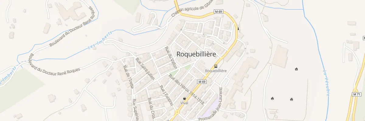 Plan du 2 Rue Alfred Corniglion à Roquebillière
