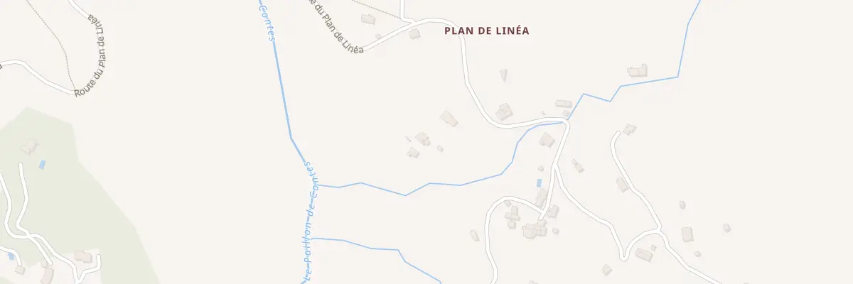 Plan du 2805 Rte du Plan de Linea à Coaraze
