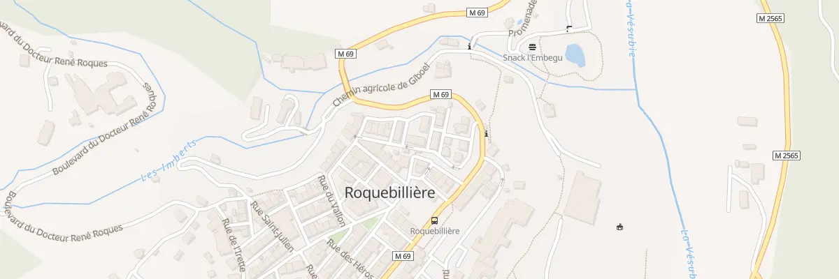 Plan du 18 Rue du Plateau Carlon à Roquebillière