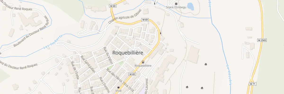 Plan du 2 Rue Falicon à Roquebillière