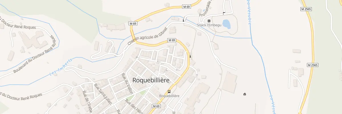 Plan du 1 Rue de Berthemont à Roquebillière