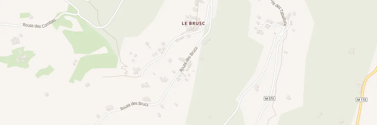 Plan du 458 Rte des Brucs à Lantosque