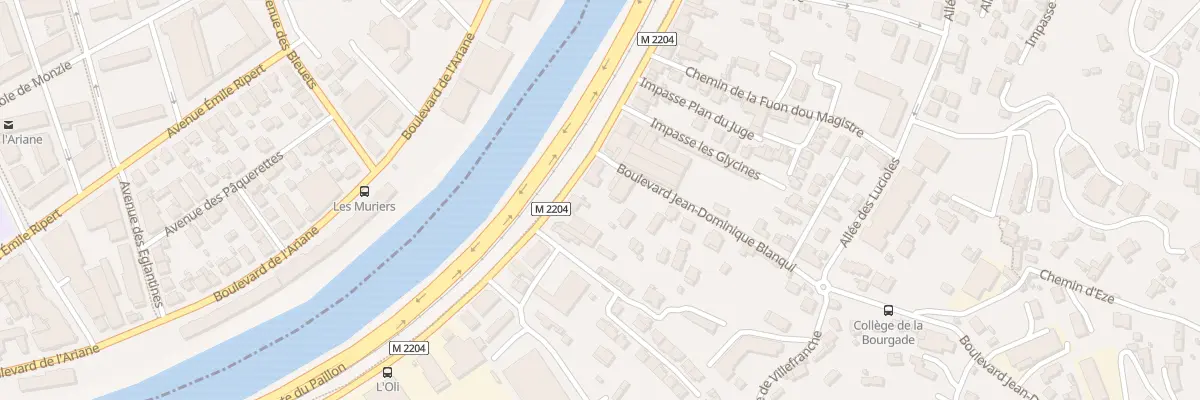 Plan du 22 Bd Général de Gaulle à La Trinité