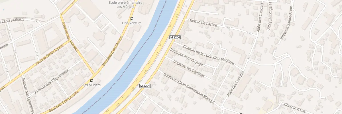 Plan du 36 Bd Général de Gaulle à La Trinité