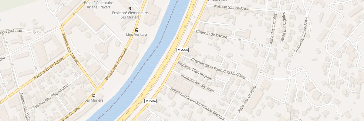 Plan du 40 Bd Général de Gaulle à La Trinité