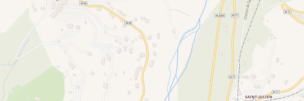 Plan du 5261 Jubiel à Roquebillière