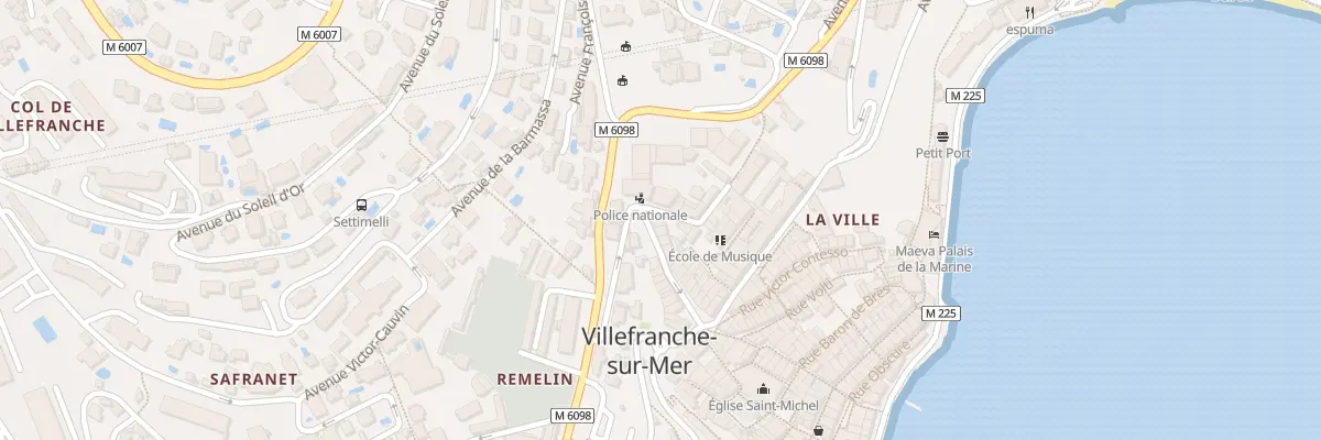 Plan du 14 Rue de la Victoire à Villefranche-sur-Mer