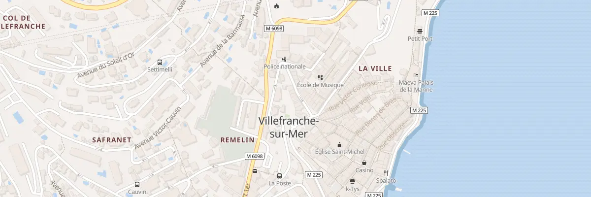 Plan du 3B Rue de la Victoire à Villefranche-sur-Mer