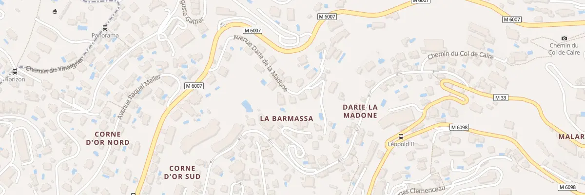 Plan du 14 Av Darie la Madone à Villefranche-sur-Mer
