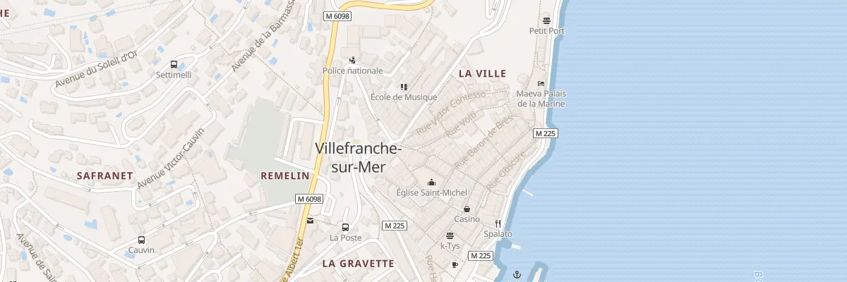 Plan du 5 Rue Volti à Villefranche-sur-Mer