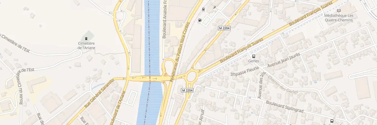 Plan du 15 Bd Général de Gaulle à La Trinité