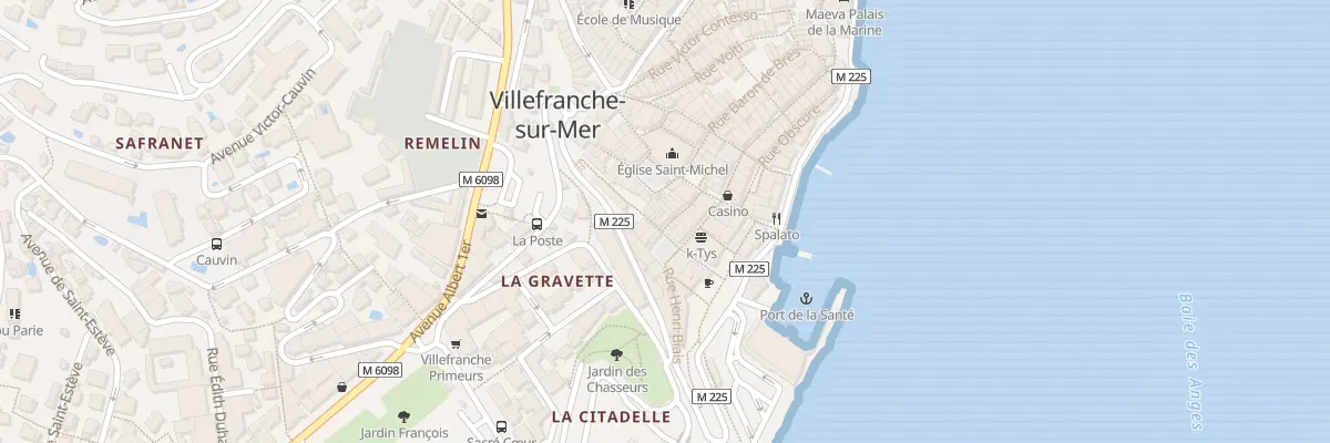 Plan du 2 Rue Amiral Albini à Villefranche-sur-Mer