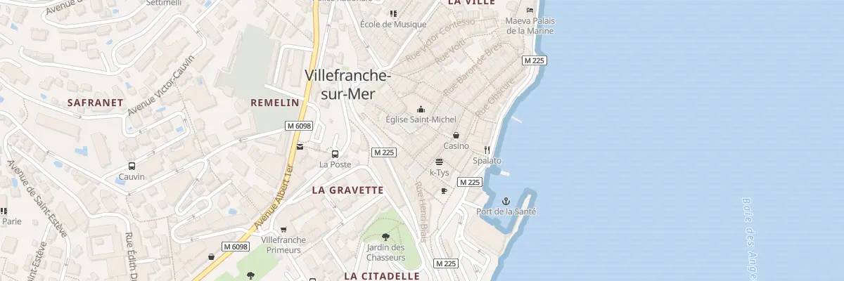 Plan du 8 Rue Amiral Albini à Villefranche-sur-Mer