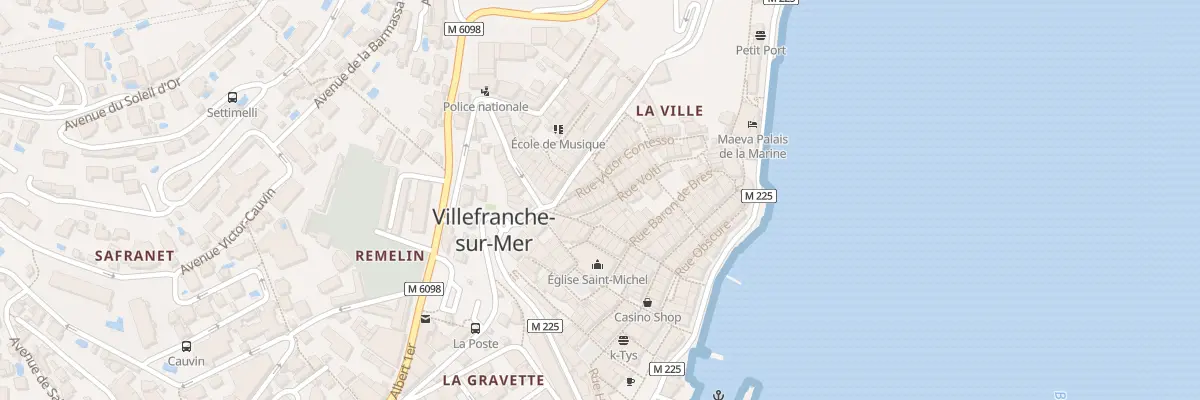 Plan du 9 Rue Volti à Villefranche-sur-Mer