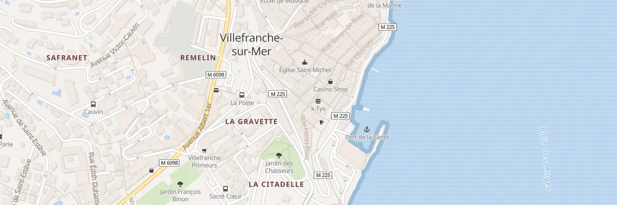 Plan du 1 Rue du Poilu à Villefranche-sur-Mer
