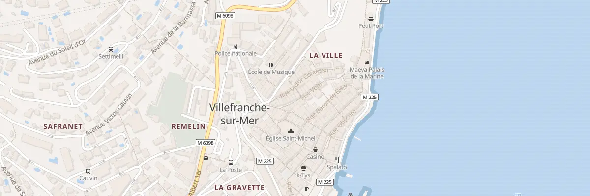 Plan du 11 Rue Volti à Villefranche-sur-Mer